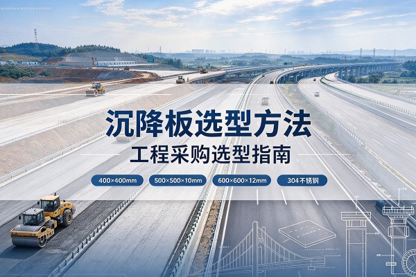 珠晖沉降板选择方法