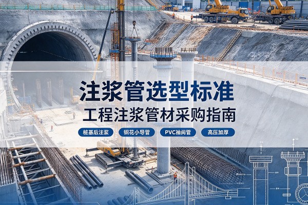 珠晖注浆管选型标准