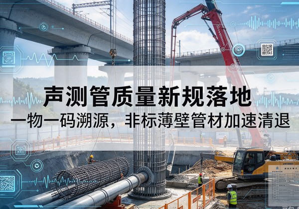 珠晖声测管质量新规落地，一物一码溯源，非标薄壁管材加速清退