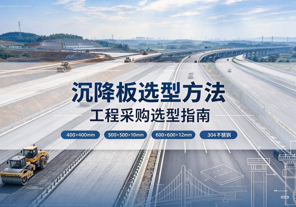 珠晖沉降板选择方法
